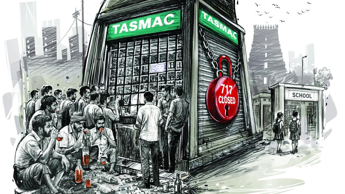 तमिलनाडु में टास्मैक शराब की दुकानों के बंद होने का मुद्दा